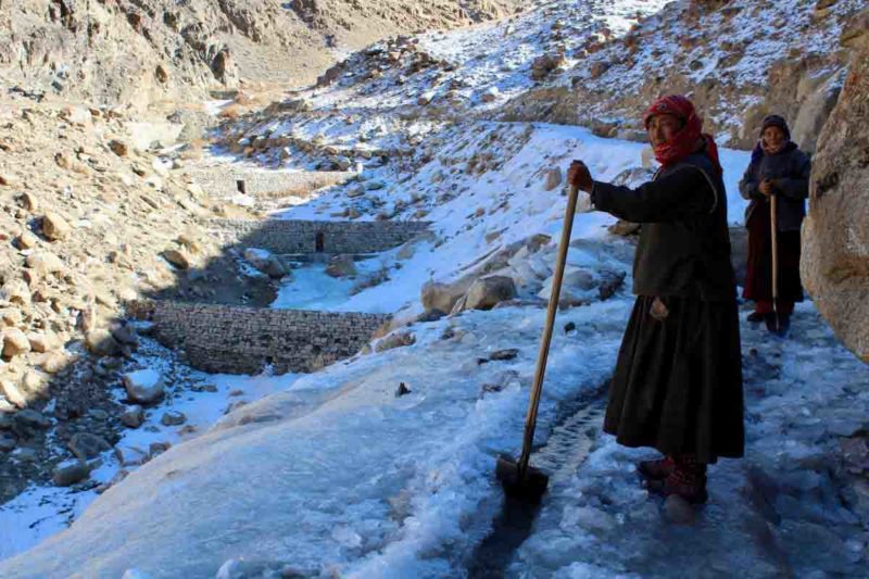 Chewang Norphel solved Ladakh's water crisis by building simple artificial glaciers