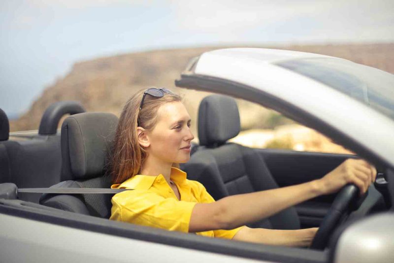 Produce water while driving a car