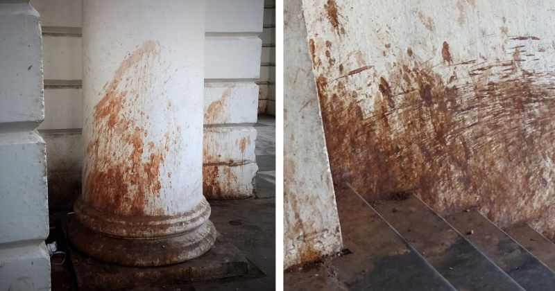 Does images of the gods stop people from spitting? | Vicharoo