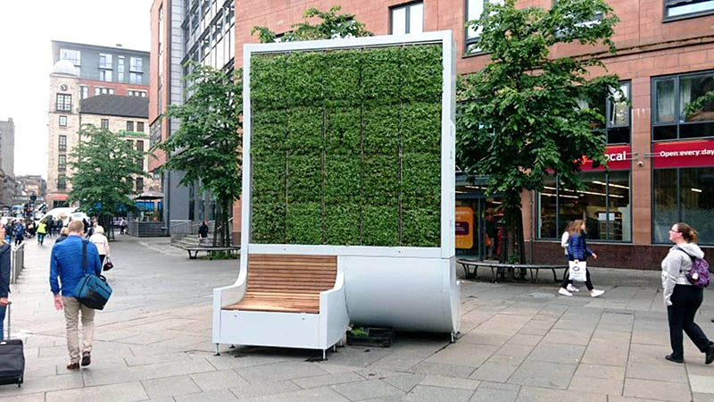 Mobile forest can clean as much polluted air as a mini forest