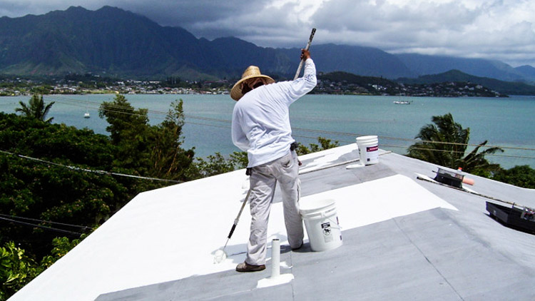 Stay cool in the summer: Paint your roof white to reflect the heat