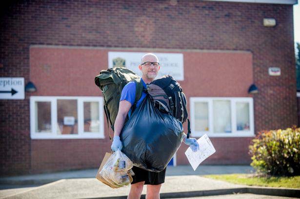 This man walks over five miles every day to deliver school meals to scores of children
