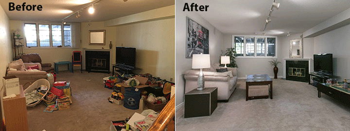 Declutter your home to make it look spacious and airy