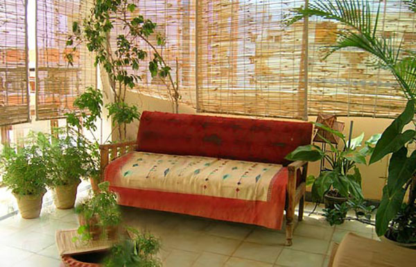 Stay cool in the summer: Install Vetiver cooling shades, curtains and mats to keep your house cooler